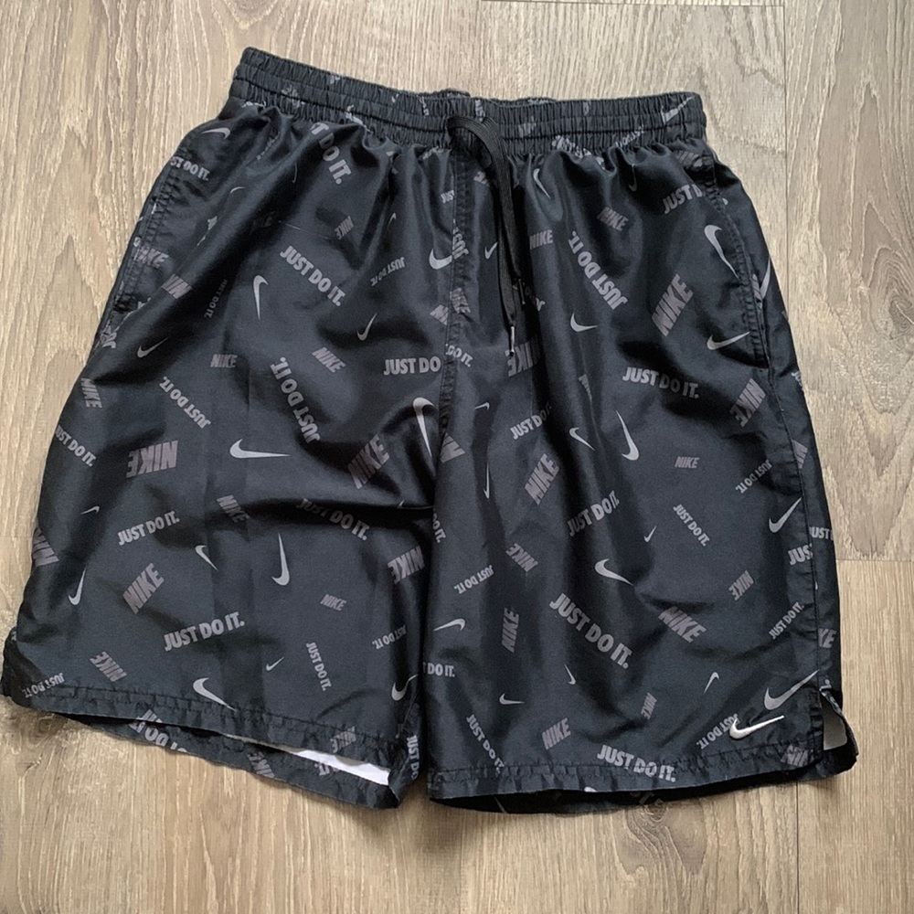 Nike Volley Swim Trunks Sportswear NESSB590-001 Large Grey Shorts